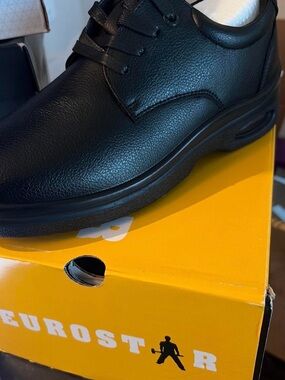 Eurostar Leather Lace-Up work Shoe